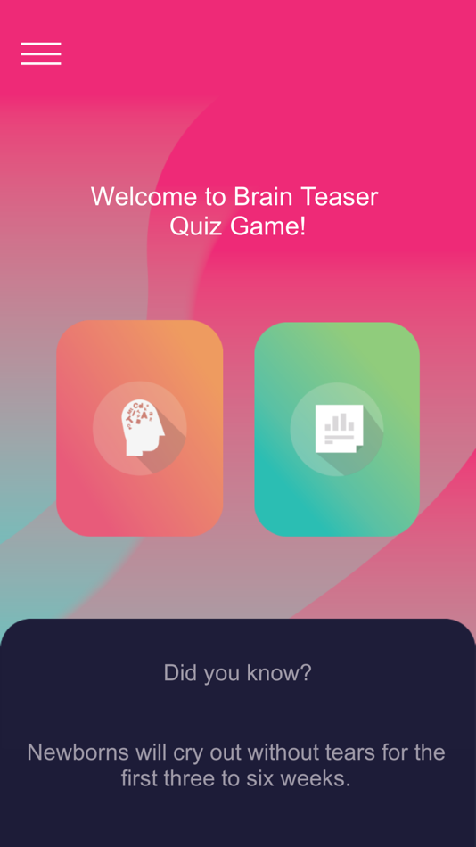 #1. Brain Teaser: Trivia Quiz Game (iOS) Podle: Ameer Moosa