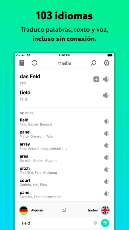 Traductor Inglés – Mate screenshot 1 of 9