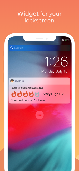 ‎UVLens - UV Index Screenshot