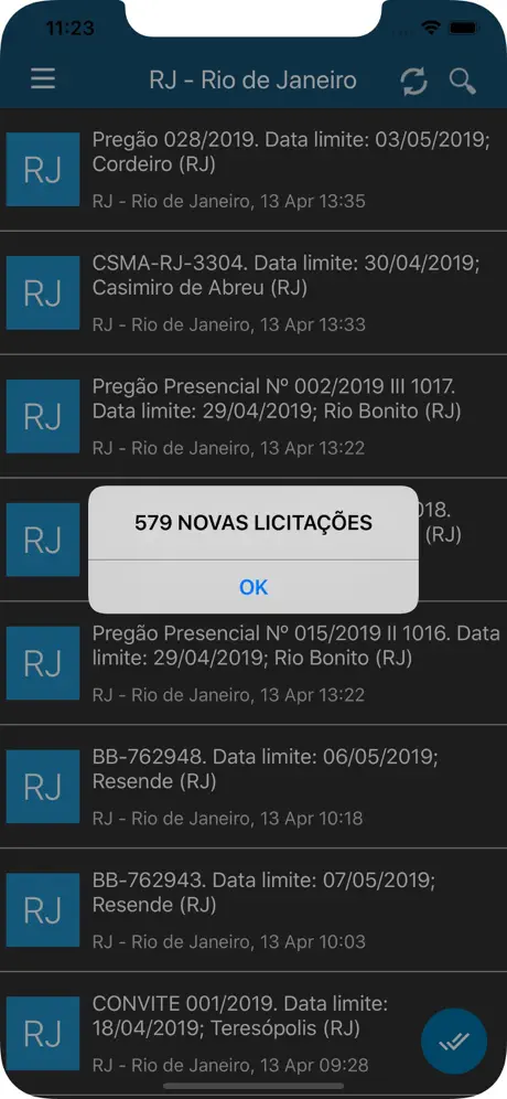 Alerta Licitação