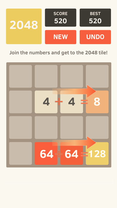 2048 by Gabriele Cirulli Screenshot