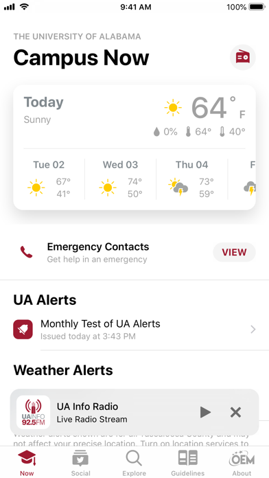 UA Safety Screenshot