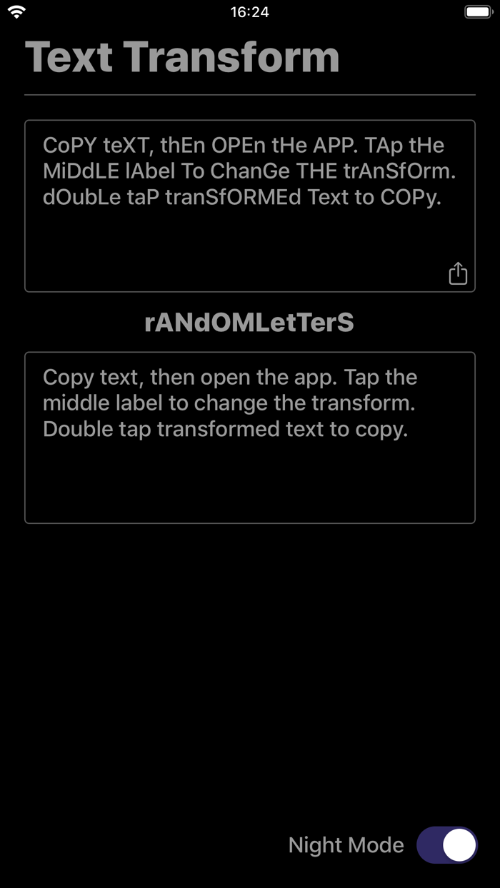 Text Transform