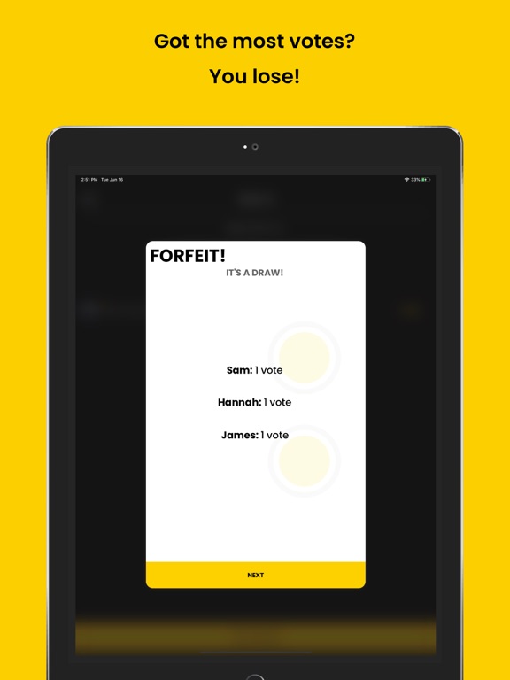 Hilarity: Most Likely To... iPad screenshot