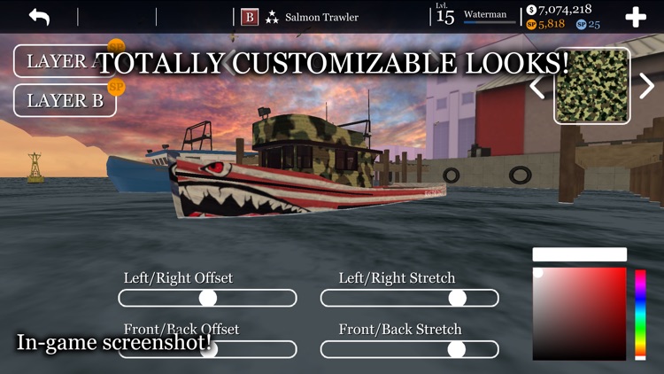 uCaptain: Boat Fishing Game 3D screenshot-3
