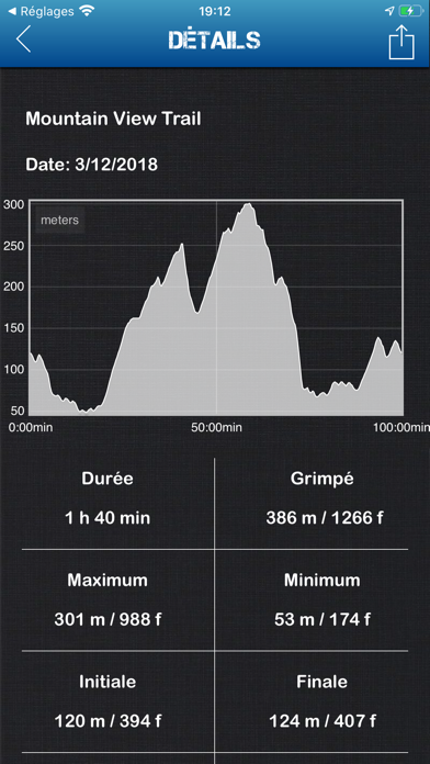 Screenshot #3 pour Altimètre Pro Hors ligne