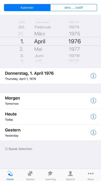 Learn German - Calendar