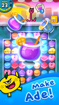 Match 3 Puzzle: SweetMonster screenshot 2