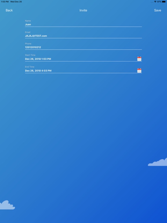 Ámbar iPad screenshot
