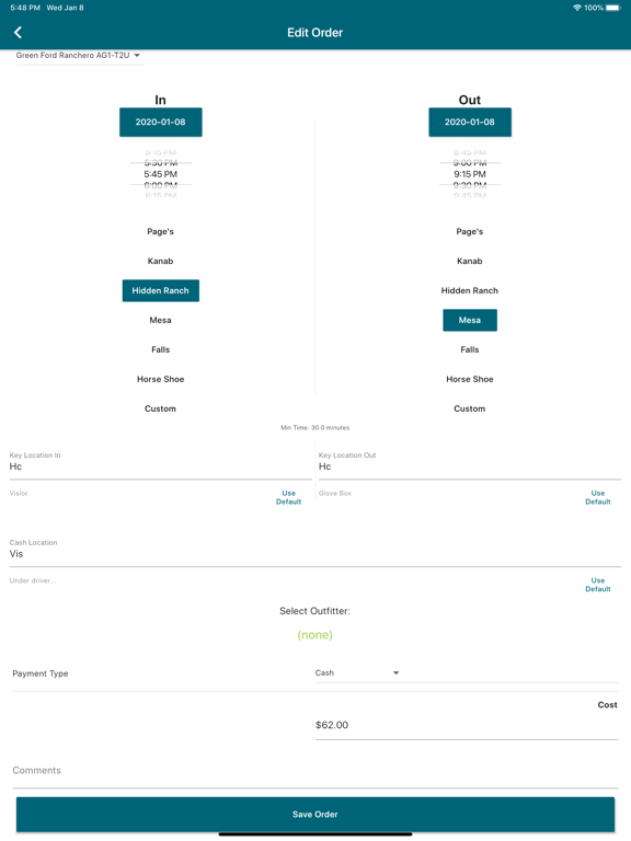 Float Driver Shuttle Services iPad screenshot 5 - Travel app