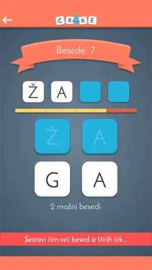 4 Letters - Find & Make Words! screenshot 1