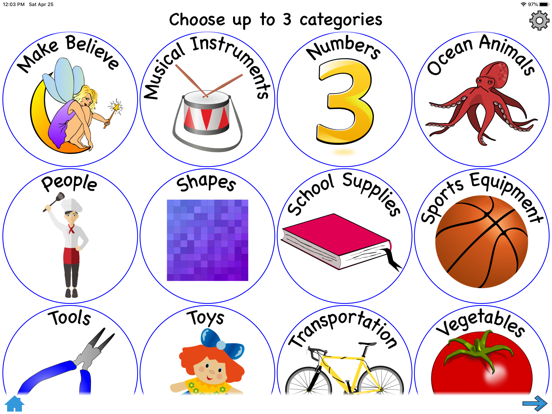 28 Categories For Kids iPad screenshot 4 - Education app