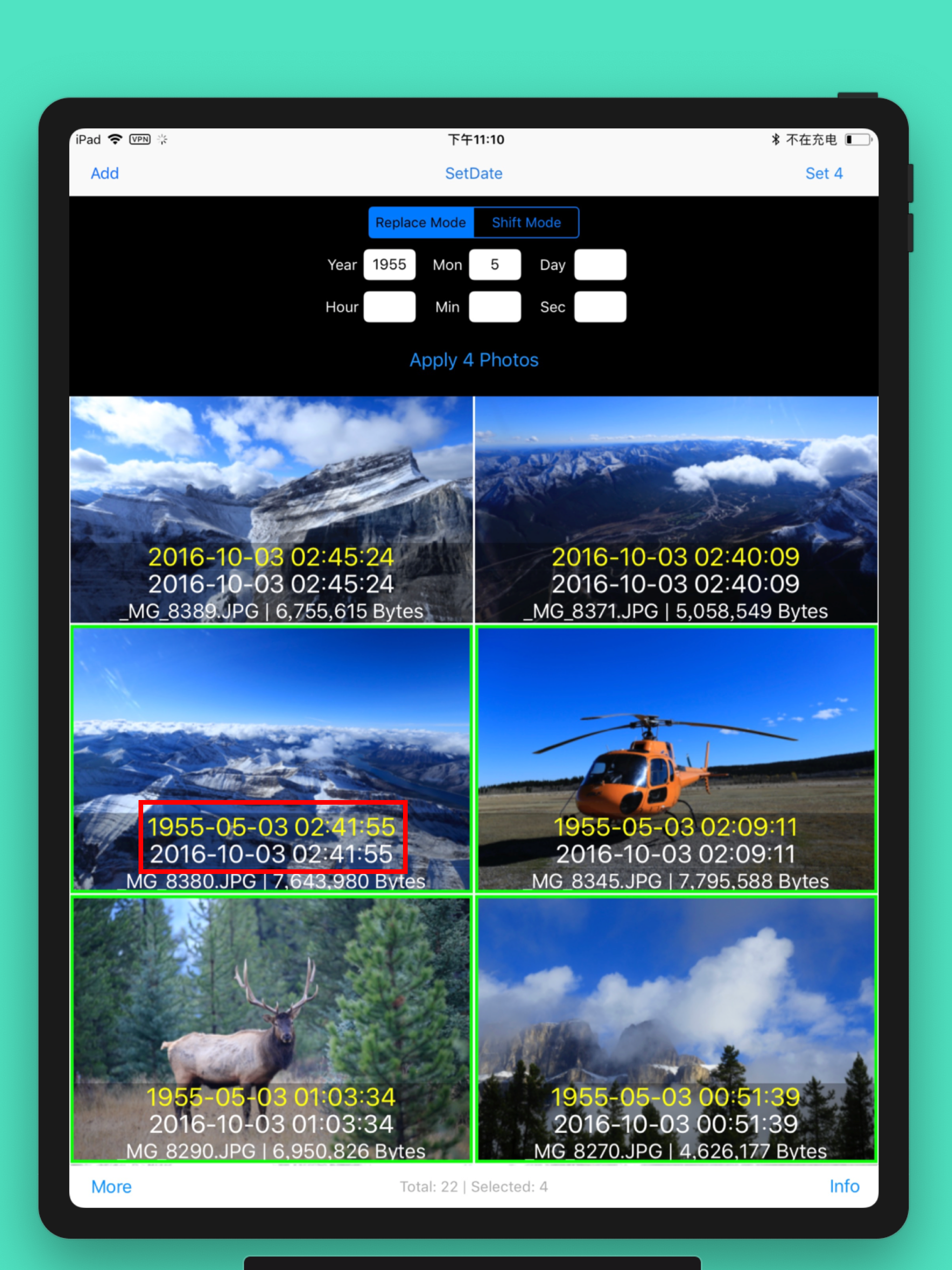 Batch Photo Redate screenshot 10