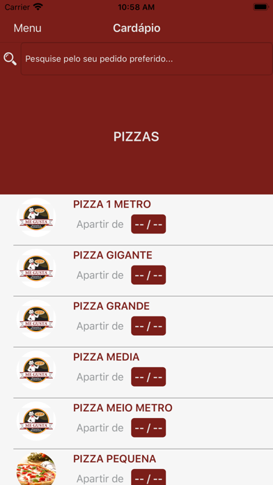 Screenshot #3 pour Me Gusta Pizzaria Restaurante