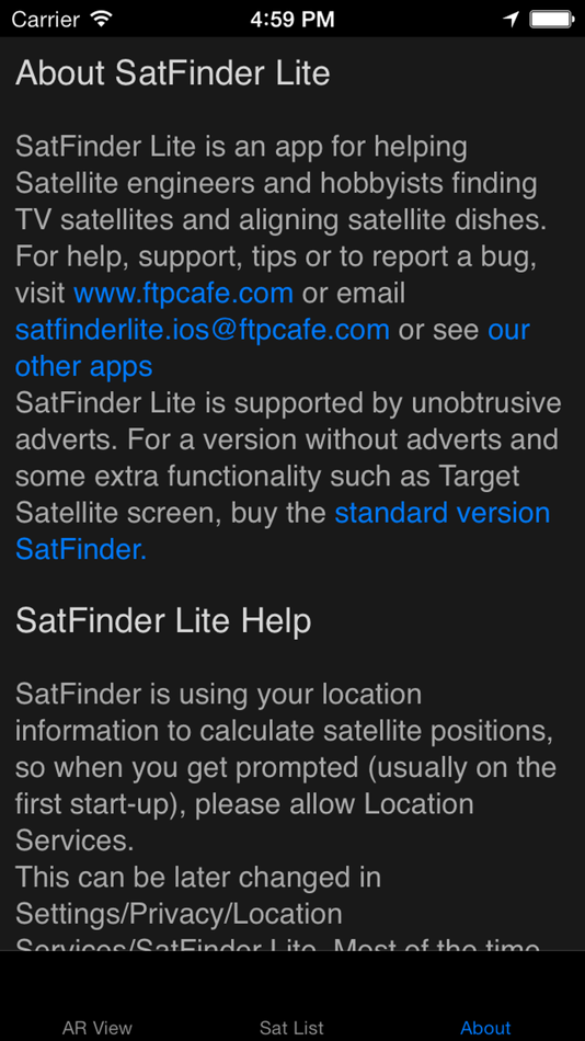 #3. SatFinder Lite (iOS) 由: Droidware UK
