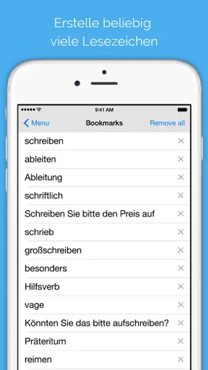 Скриншот Deutsch Wörterbuch & Thesaurus на iPhone 3