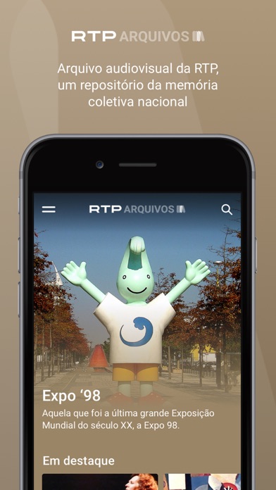 RTP Arquivos Screenshot