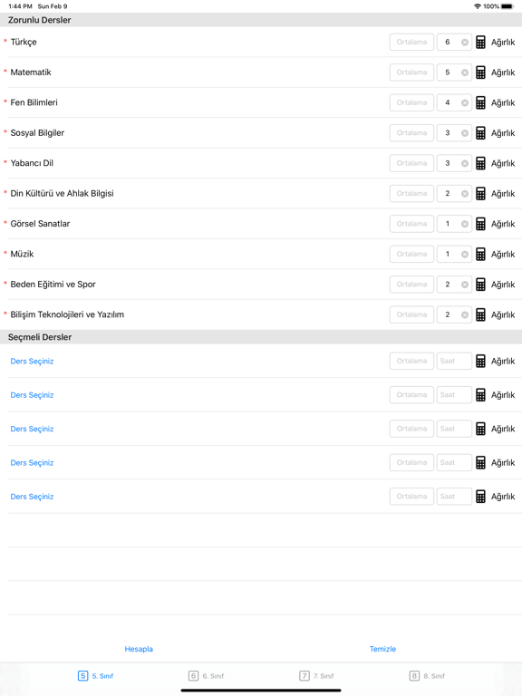 Screenshot #4 pour Takdir Teşekkür Hesaplama