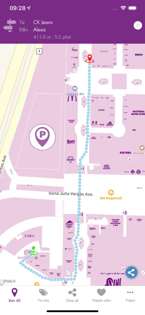 InMapz indoor navigation maps - Navigation App | MWM