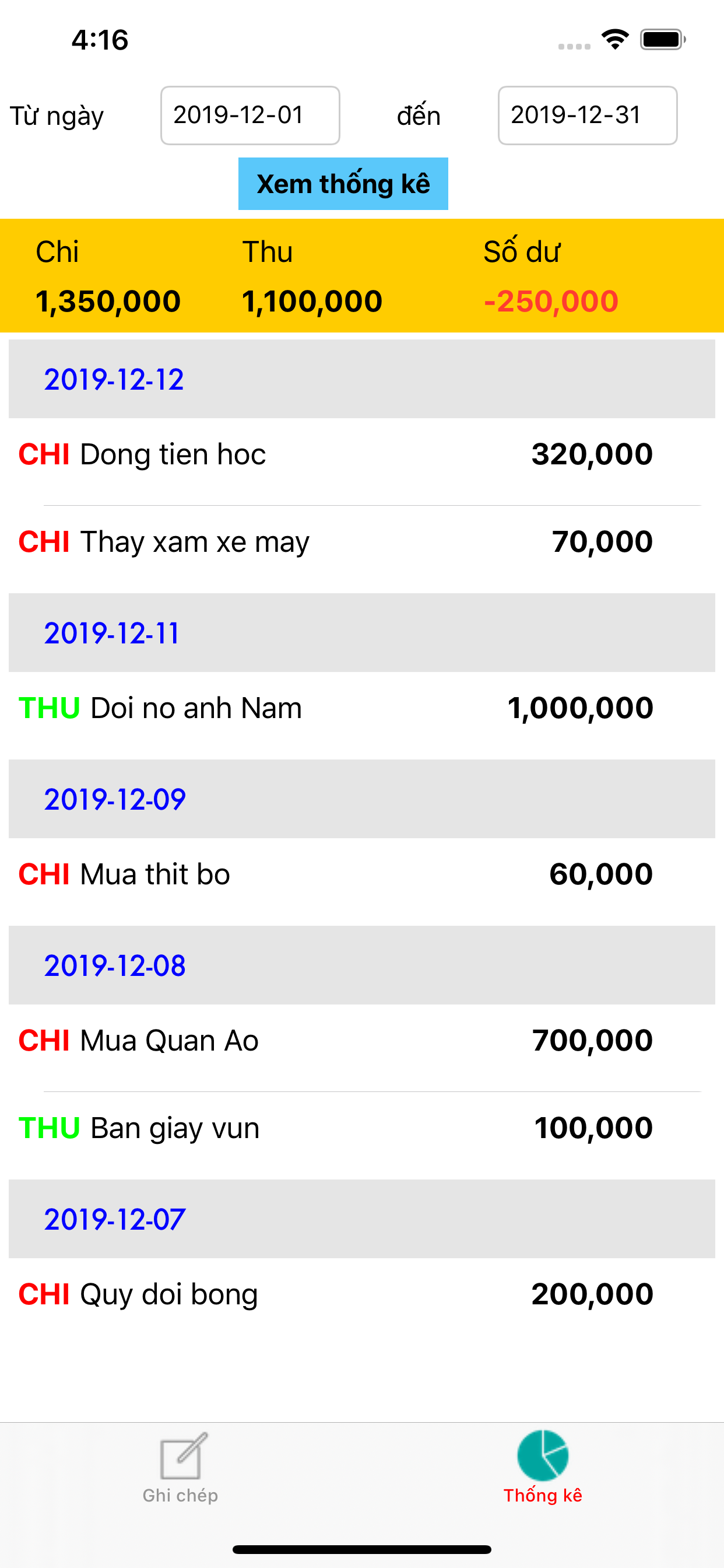 Heo Đất - Quản Lý Chi Tiêu