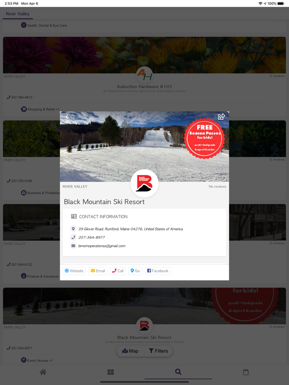 Western Maine iPad screenshot 4 - Travel app