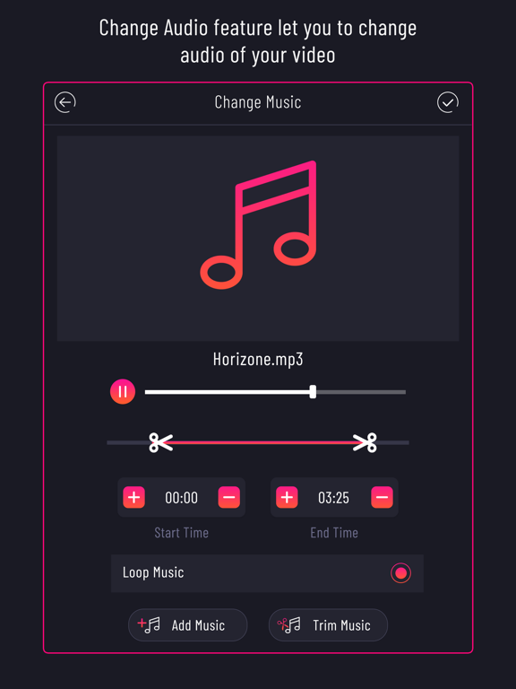 Screenshot #5 pour Audio Extractor-Trim & Changer