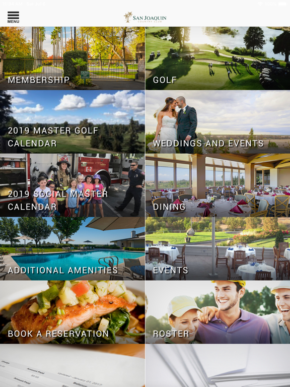 San Joaquin Country Club iPad screenshot 3 - Lifestyle app