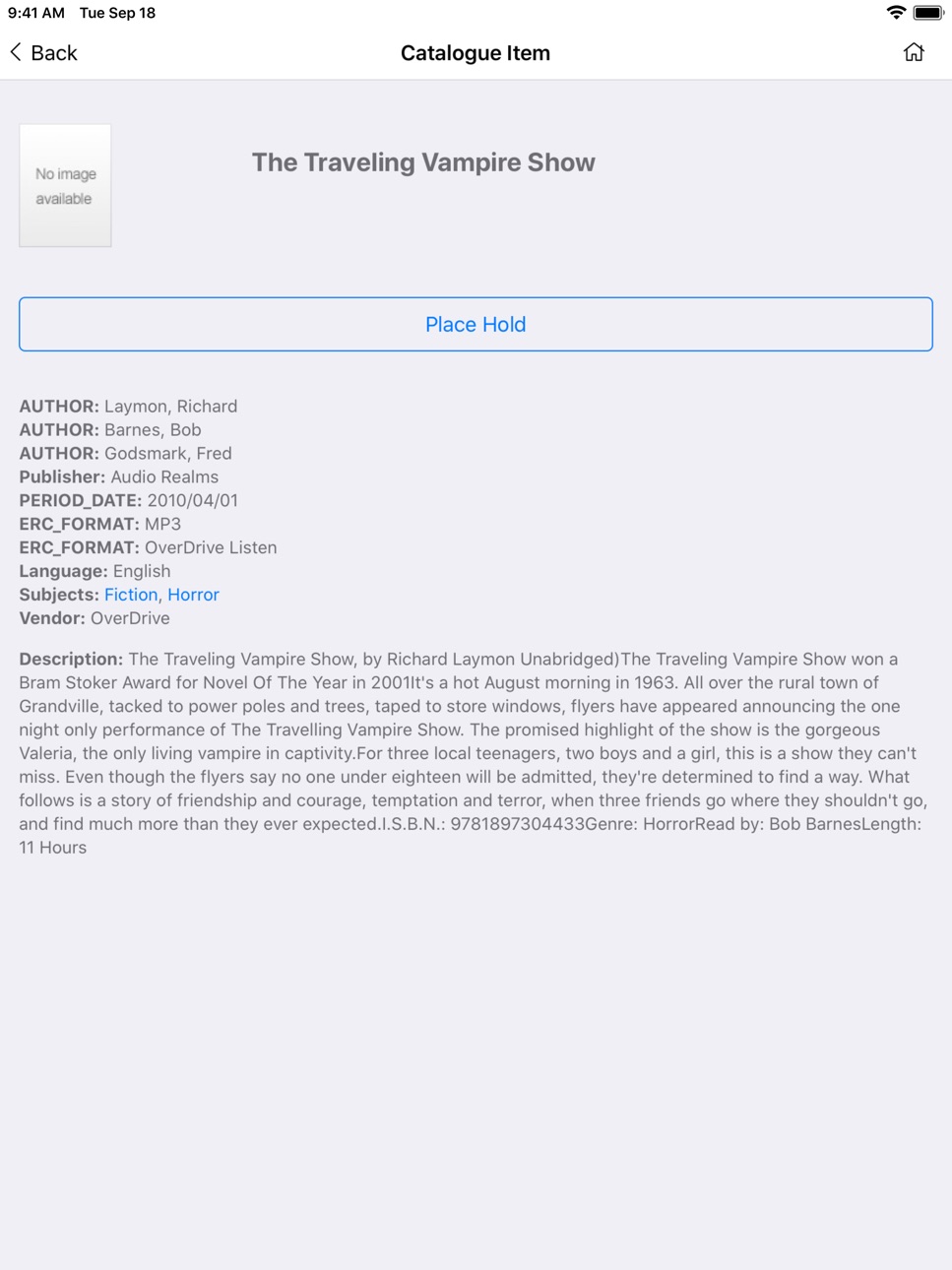 iPad screenshot