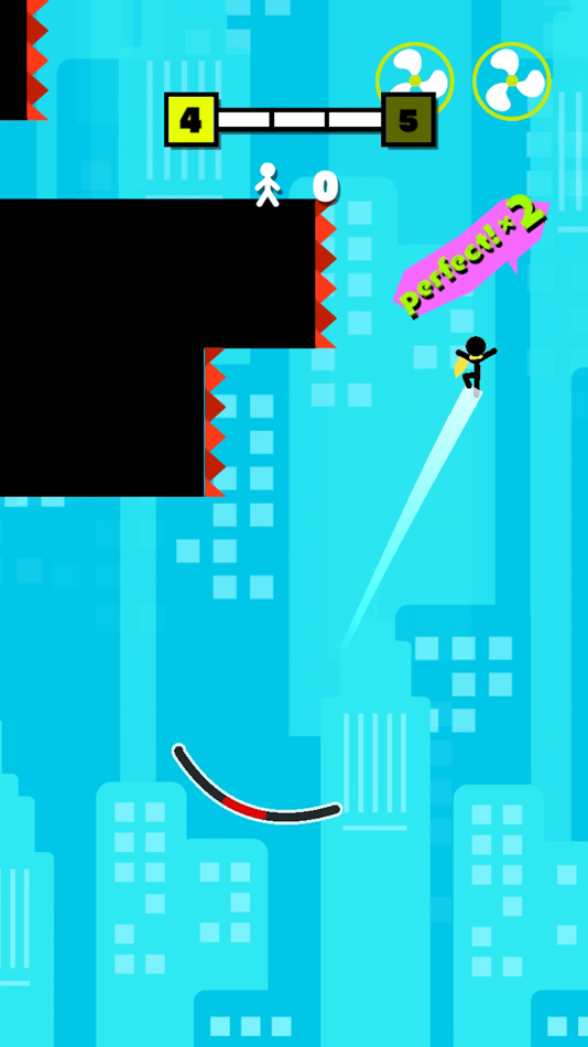 #2. Bouncy Line (iOS) 由: Geisha Tokyo Inc.