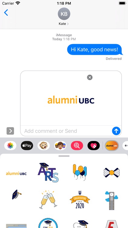 alumni UBC Stickers