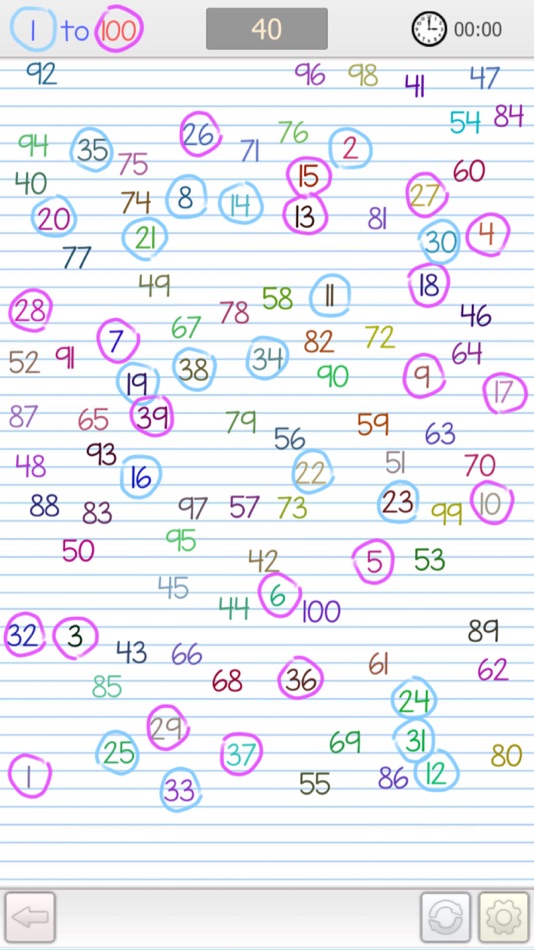 #4. 1 to 100 (iOS) 由: Tuyen Mai