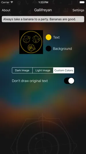 Gallifreyan Translator screenshot 3