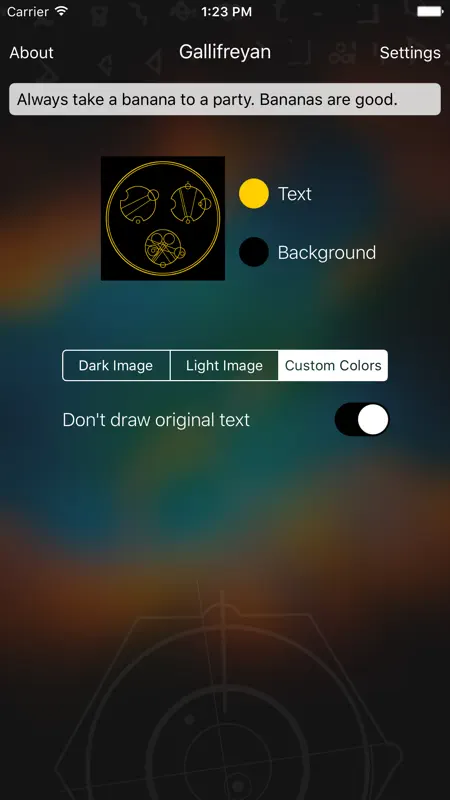 Gallifreyan Translator screenshot 3 of 5