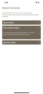 Track Assistant - Trip logging screenshot #1 for iPhone