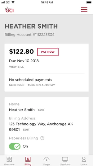 MyGCI screenshot 2