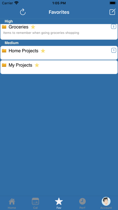 PlanGTD: Todo, Task & Project iPhone screenshot 3 - Productivity app