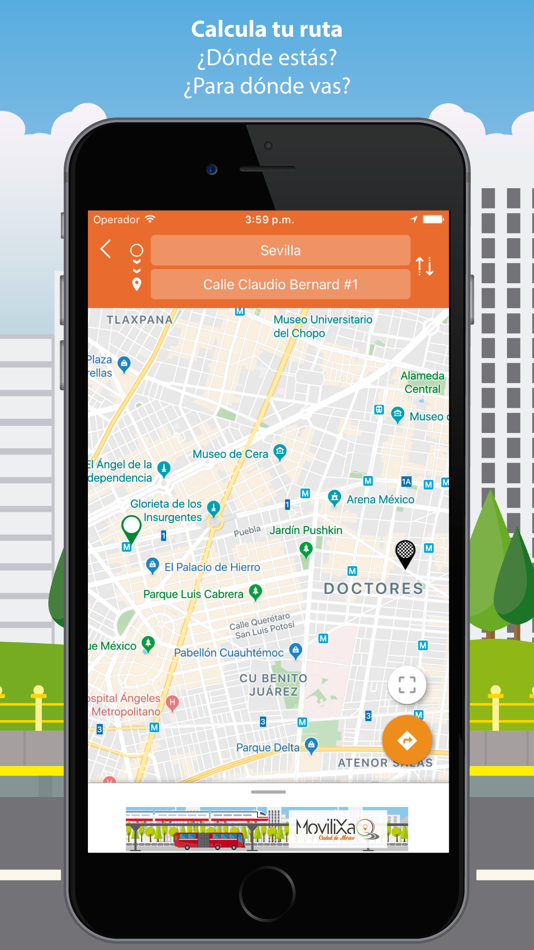 #2. Rutas CDMX (iOS) Podle: MoviliXa SAS
