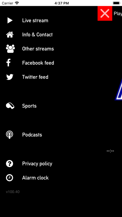 Screenshot #2 pour PlayAction Sports Radio App