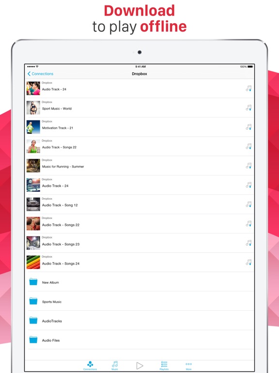 Music Pocket - Listen Offline iPad screenshot 2 - Health & Fitness app