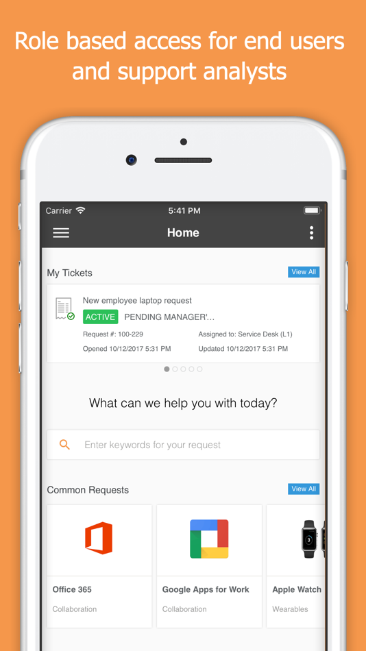 #1. Intelligent Service Management (iOS) 来自: ServiceAide