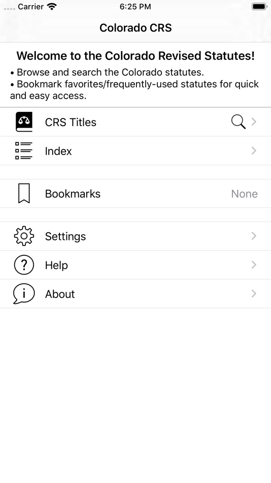 #1. Colorado Revised Statutes 2019 (iOS) 由: Peak Programming, LLC
