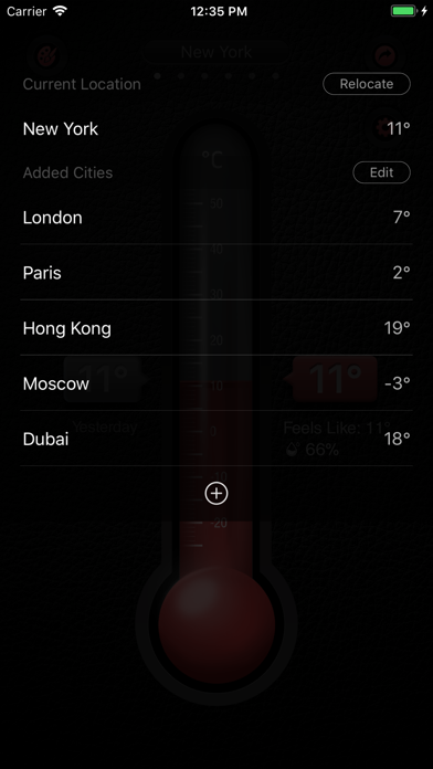 Digital Thermometer app Screenshot