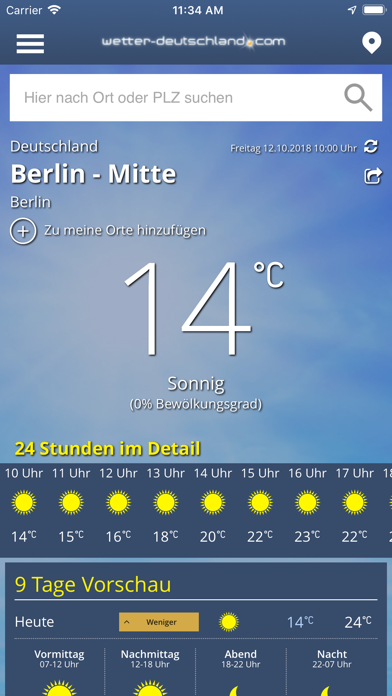 wetter DE PRO screenshot1