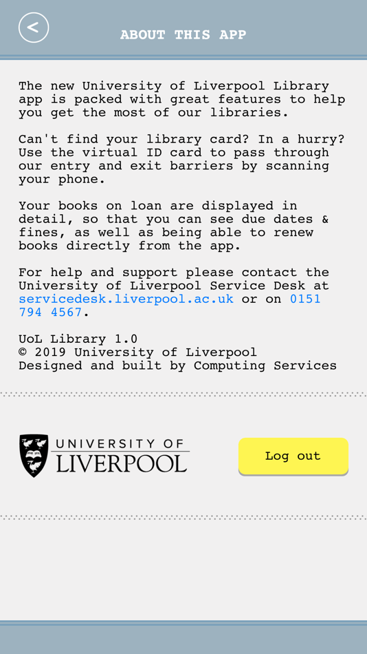 #4. UoL Library (iOS) 由: University of Liverpool