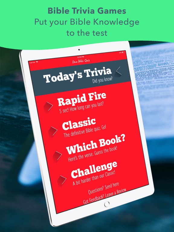Screenshot #4 pour Devo Bible Quiz: Trivia Game