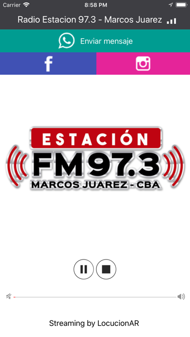 Screenshot #2 pour Radio Estacion 97.3 - Marcos J