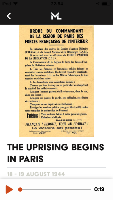 Liberation of Paris Museum Screenshot