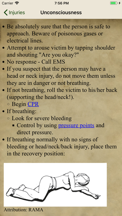 Screenshot #1 pour Wilderness First Aid