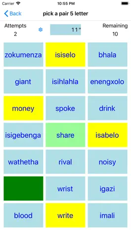 Game screenshot PickAPair Xhosa - English hack