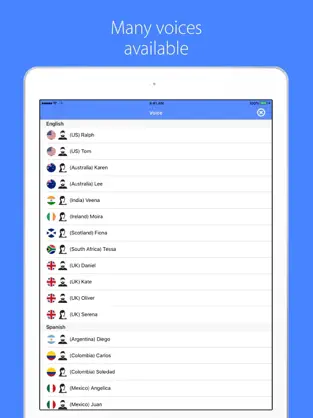 Captura de Pantalla 1 Speak4Me - Texto a voz iphone
